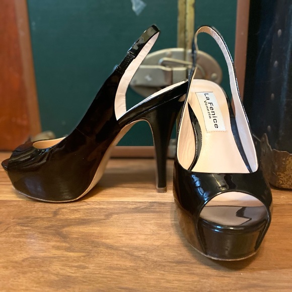 LaFenice Venezia Black Stilletos - Picture 3 of 7